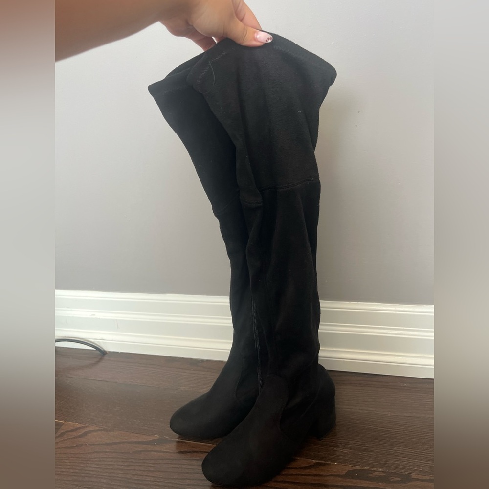 Black Over-the-Knee Boots